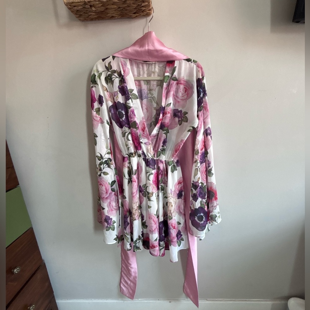 Suelita Pink Floral Dress - Picture 6 of 8
